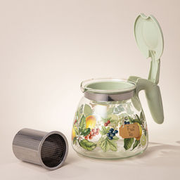 Чайник заварочный 900 мл AGNESS с фильтром "Фрукты" арт. 885-114