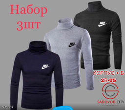 водолазки мужские 3 шт с начесом - Bruno фото 9