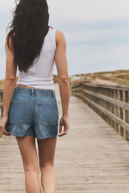 DENIM TRF SKORT - Zara фото 3