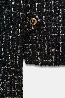 TEXTURED METALLIC THREAD BLAZER - Zara фото 24
