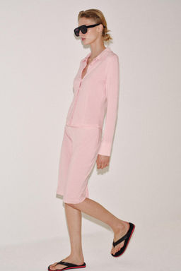 FALDA MIDI FLUIDA / Rosa - Zara фото 4