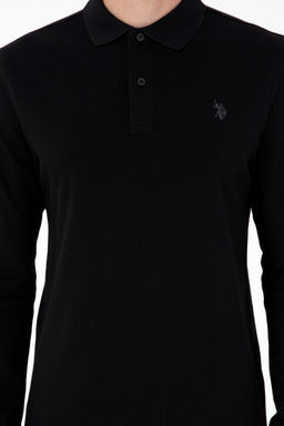 Свитшот мужской U.S. Polo Assn. черный хлопок  фото 20