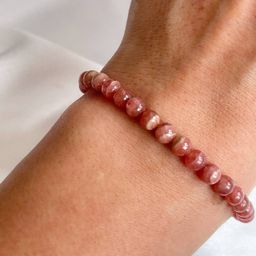 Браслет из Родохрозита 17 см + - Радуга самоцветов фото 3