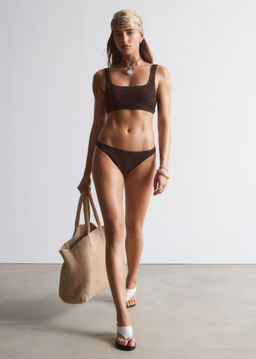 Top de bikini texturizado - H&m фото 5