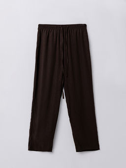Комплект домашний женский коричневый прямого кроя