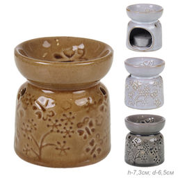 Аромалампа 7 см / KF022 /уп 96/ (Светло-серый)