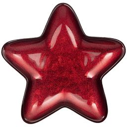 БЛЮДО STAR RED SHINY 17х17 СМ БЕЗ УПАКОВКИ