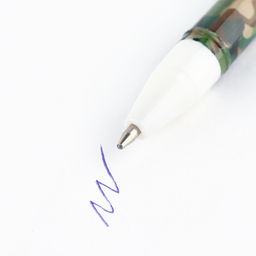 Цена за 10 шт. Ручка шариковая пластик шариковая, синяя паста, 0.5 мм «Защитнику»