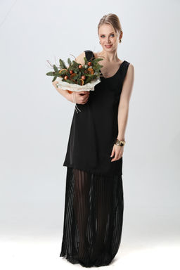 Платье NIKVA н1017-1 черный  фото 4