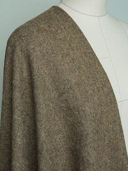 Шерсть пальтово-костюмная Твид цв.Бежево-коричневый, СОРТ2, ш.1.5м, шерсть-50%, п/э-50%, 340гр/м.кв - Купава фото 7