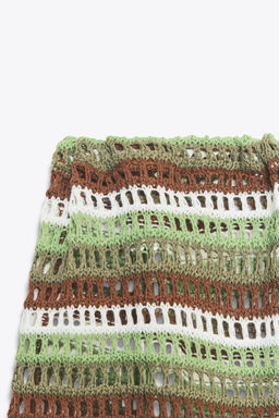 CROCHET SHORTS WITH DRAWSTRINGS - Zara фото 3