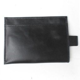 Обложка/футляр для паспорта Croco-П-408 натуральная кожа 1отд, 3карм, черный пулл-ап (254) 235513