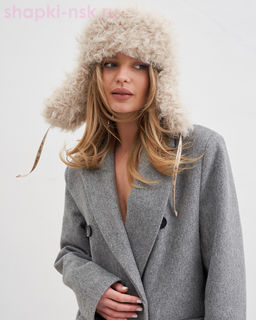 Дина экомех барби Ушанка женская флис (56-58)