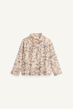 LIMITED EDITION FLORAL MICRO CORDUROY SHIRT - Zara фото 5