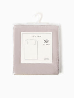 Простыня Этель Silver cloud, 220х240 см, мако-сатин, 114г/м2, 100% хлопок  фото 10