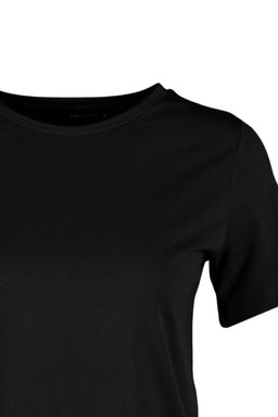 TRENDYOLMILLA Beyaz %100 Pamuk Regular/Normal Kal?p K?sa Kollu Basic Bisiklet Yaka Orme T-Shirt TWOSS23TS00000  фото 30