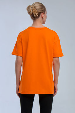 Арт. 31120 Футболка женская 44-52 (5 шт) Цвет:оранжевый - Калинка фото 3