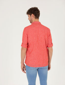 K_rm_z_ Regular Fit Uzun Kollu G_mlek - Pierre cardin фото 5
