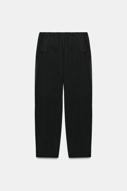 PANTAL?N CINTURA EL?STICA / Negro - Zara фото 8