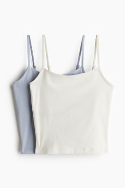 Pack de 2 tops de deporte DryMove con tirantes