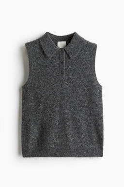 Chaleco jersey con cuello camisero - H&m фото 3