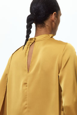 Blusa de sat?n con detalle de chal - H&m фото 6