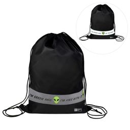 Мешок для сменной обуви арт.58437/ 48 КРУТОЙ ИНОПЛАНЕТЯНИН (36х48 см, полиэстер, шелкография, 1 отде