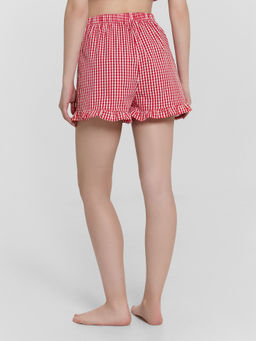 Комплект домашний женский красный в клетку - Mark formelle фото 4