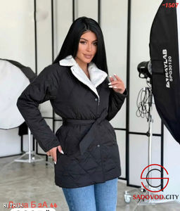 Куртка женская с поясом в комплекте - Bruno фото 4