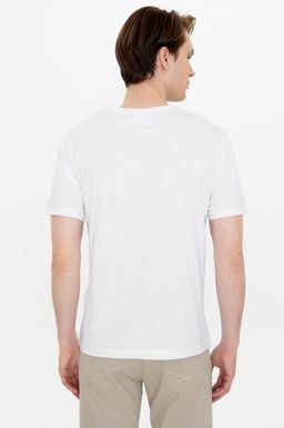 U. S. Polo Assn Мужская белая футболка с круглым вырезом - U.s. polo assn фото 5