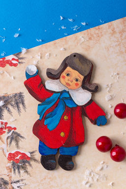 Заготовка для декорирования Mr. Carving ВД-1196 Набор фанера 0.3 см Детки №1 (5х8,5см., 6,7х9см.)  фото 3