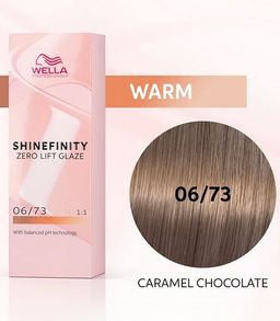 Гель-крем для стойкого тонирования Shinefinity 06/73 карамель шоколад, Wella