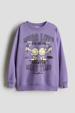 Sudadera oversize con motivo estampado - H&m фото 14