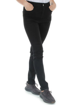 M-014 BLACK Джинсы женские плотные