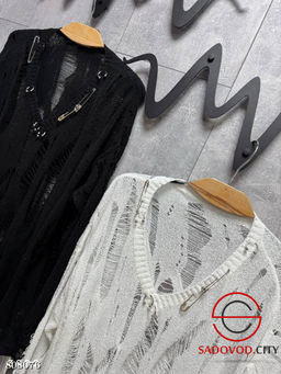 Рваный лонг с булавками - Bruno фото 2