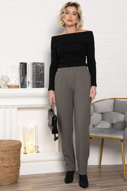 Брюки зауженные Диксон (коричневые) Б15008-8М