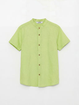 Hakim Yaka K?sa Kollu Erkek ?ocuk G?mlek