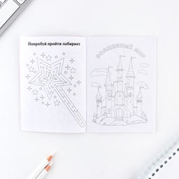 Цена за 2 шт. Подарочный набор «С 8 марта», блокнот А6, карандаши (2 шт.) и восковые мелки (4 шт.)