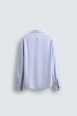 CAMISA REGULAR FIT / Azul / Blanco - Zara фото 7