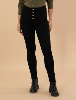 Siyah Skinny Fit Jean Pantolon