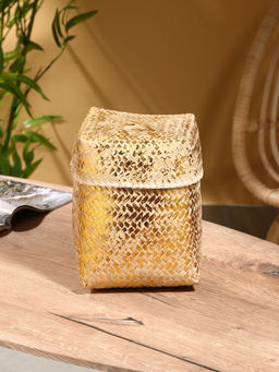 Корзинка плетёная «Аварис», 17×17×25 см