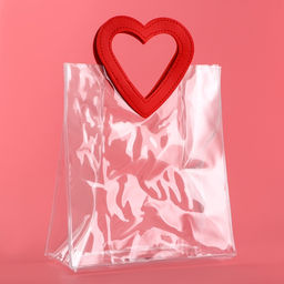 Пакет подарочный из ПВХ, розовый, 26.5?23?12 см - UPAK LAND фото 2