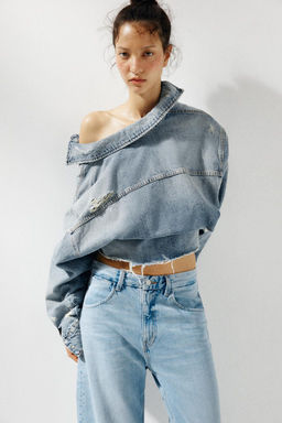 TRF CURVE HIGH-WAIST JEANS - Zara фото 2