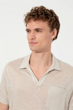 U. S. Polo Assn Мужская футболка с воротником-поло Stone - U.s. polo assn фото 8