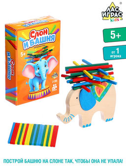 Настольная игра на равновесие Слон и башня - Лас Играс kids фото 6