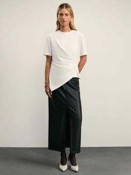 Футболка асимметричного кроя / Zarina  фото 2