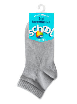 Цена за 2 пары Брестские SCHOOL 3085 (с рисунком) св.серый