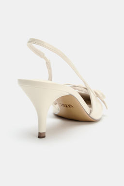SLINGBACK SHOES WITH BOW - Zara фото 4