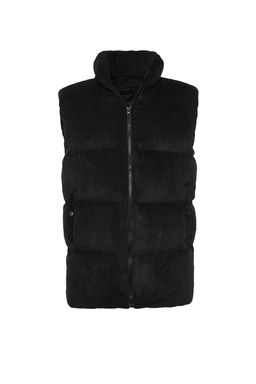 Trendyolmilla Man Siyah Erkek Regular Fit K?sl?k Kadife Yelek TMNAW23YE00013  фото 8