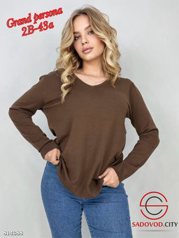 Кофта женская однотонная